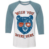 Wish You Were Here Baseball Tee-CA LIMITED