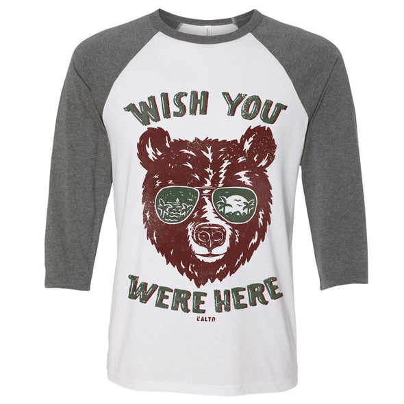 Wish You Were Here Baseball Tee-CA LIMITED