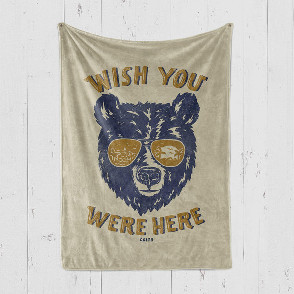 Wish You Were Here Blanket-CA LIMITED