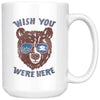 Wish You Were Here Blue Glasses Mug-CA LIMITED