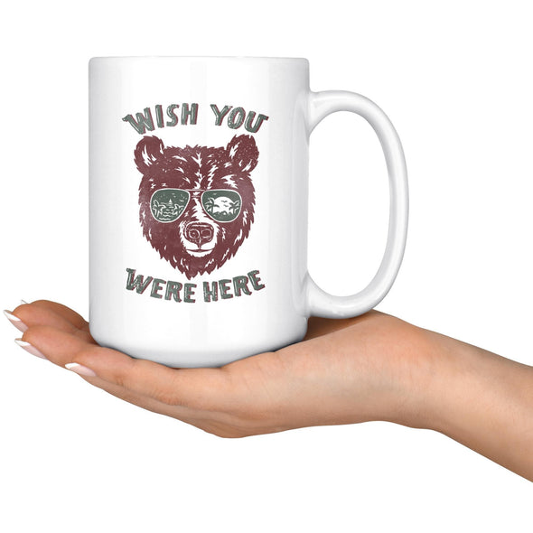 Wish You Were Here Green Glasses Mug-CA LIMITED