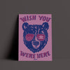 Wish You Were Here Pink Poster-CA LIMITED