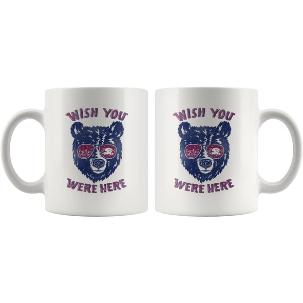 Wish You Were Here Purple Glasses Mug-CA LIMITED