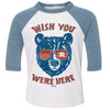 Wish You Were Here Toddler Baseball Tee-CA LIMITED