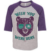 Wish You Were Here Toddler Baseball Tee-CA LIMITED