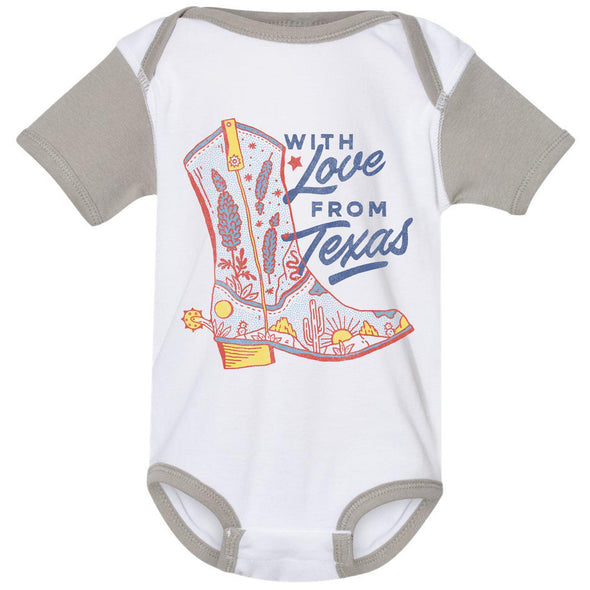 With Love TX Baby Onesie-CA LIMITED