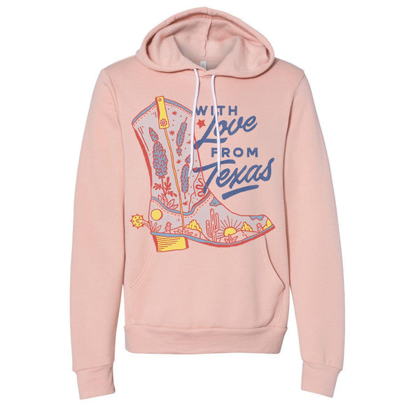 With Love TX Pullover Hoodie-CA LIMITED