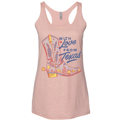 With Love TX Racerback Tank-CA LIMITED