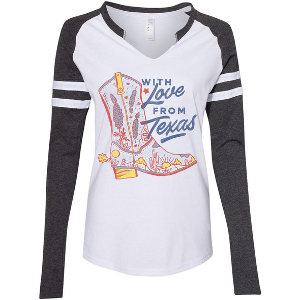 With Love TX Varsity Sweater-CA LIMITED